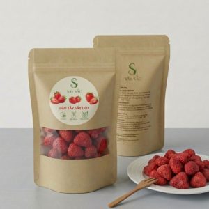 Dâu Sấy Mê Ly Đà Lạt Sây Sắc ngon tự nhiên 100% Việt Nam